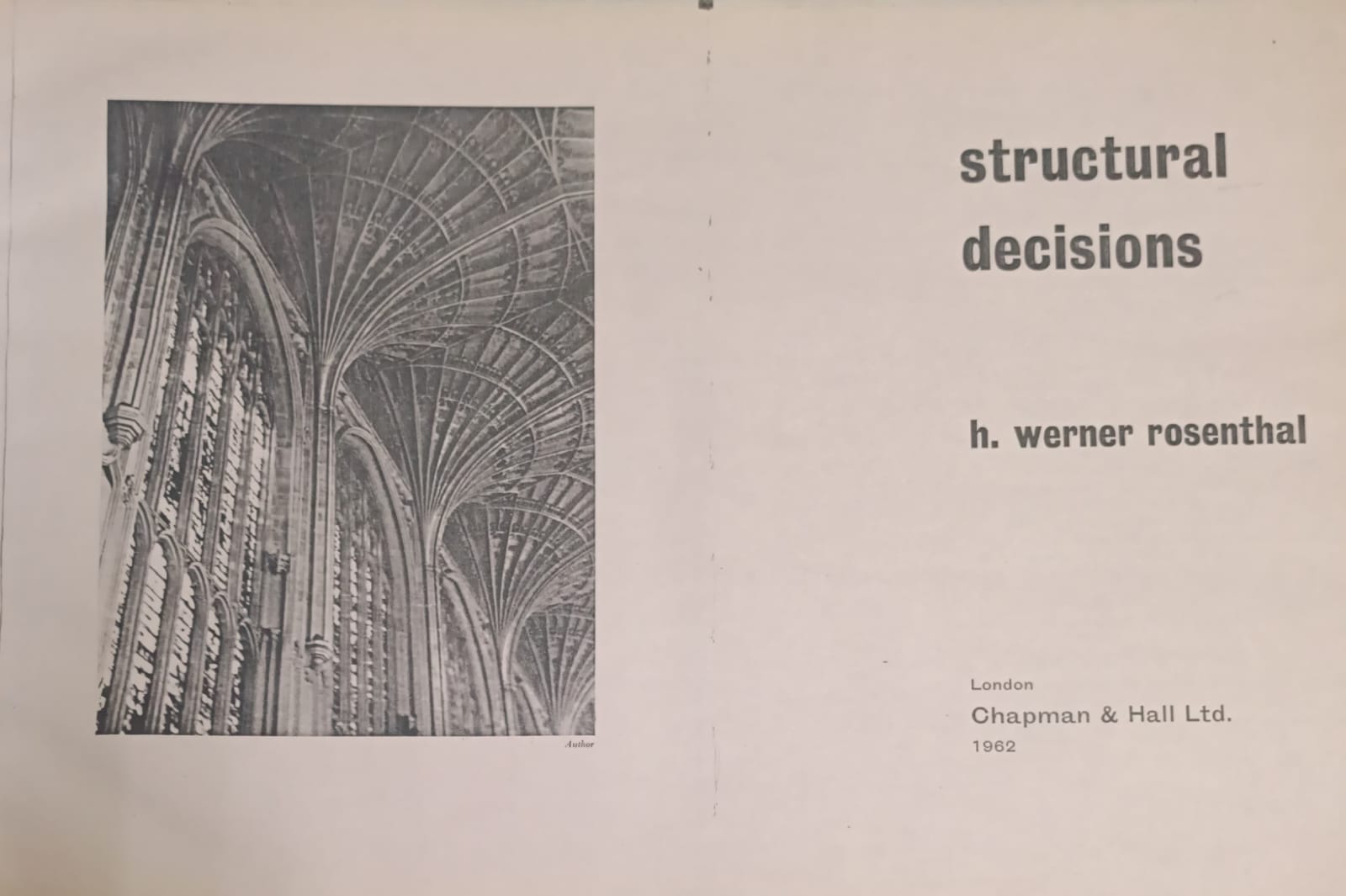 Structural Decisions