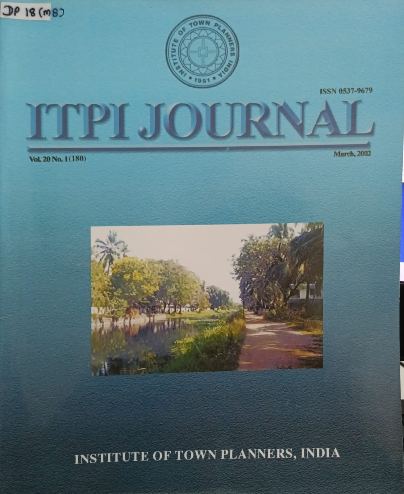 ITPI Jouranal _ institute Town Planners , India