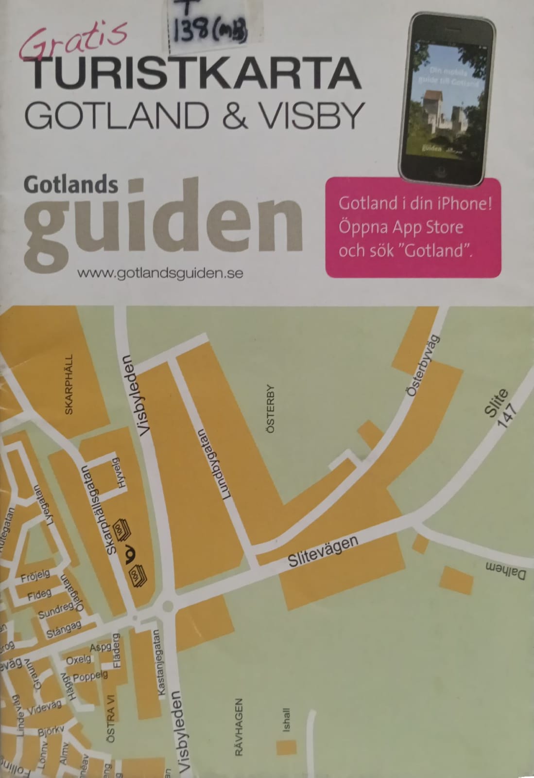 Turistkarta  Gratis Gotland & Visby