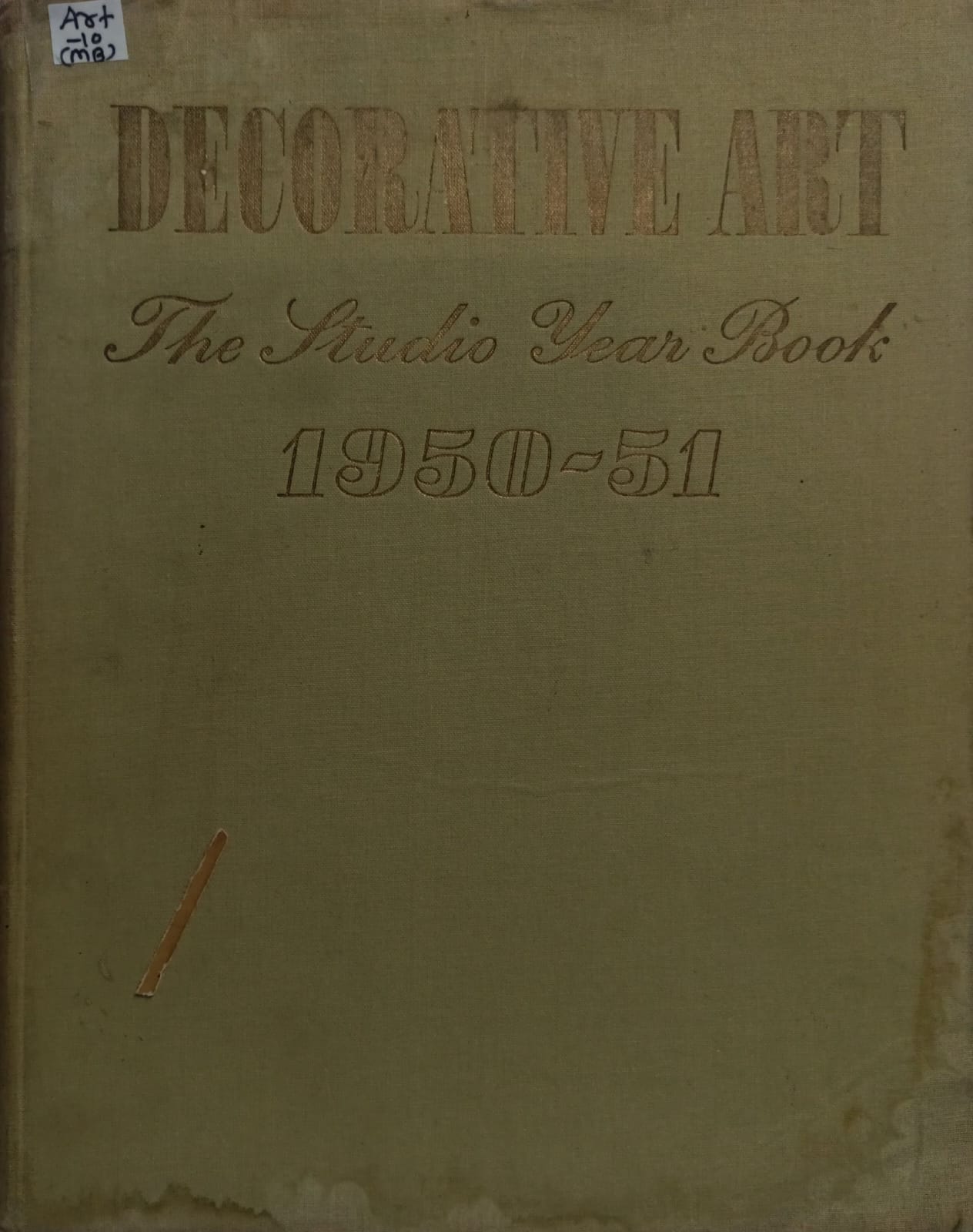 Decoratie Art -the studio  year book _1950-51