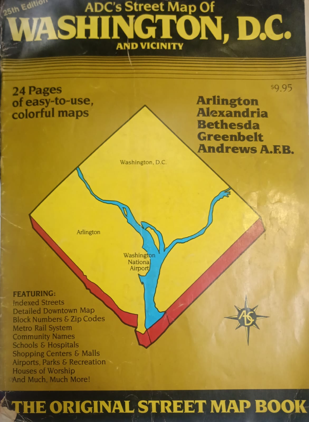 Adc's Street map of Washington , D.C. And Vicinity