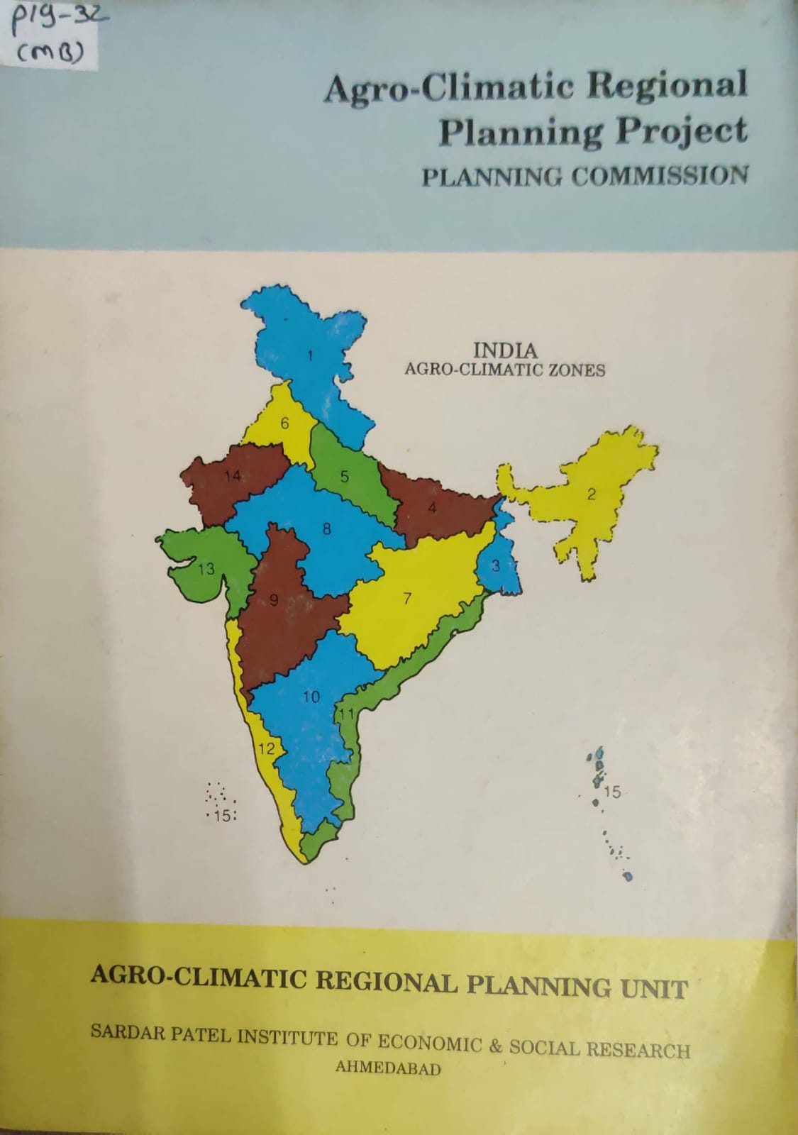 Agro -Climatic Regional -Planning Commission