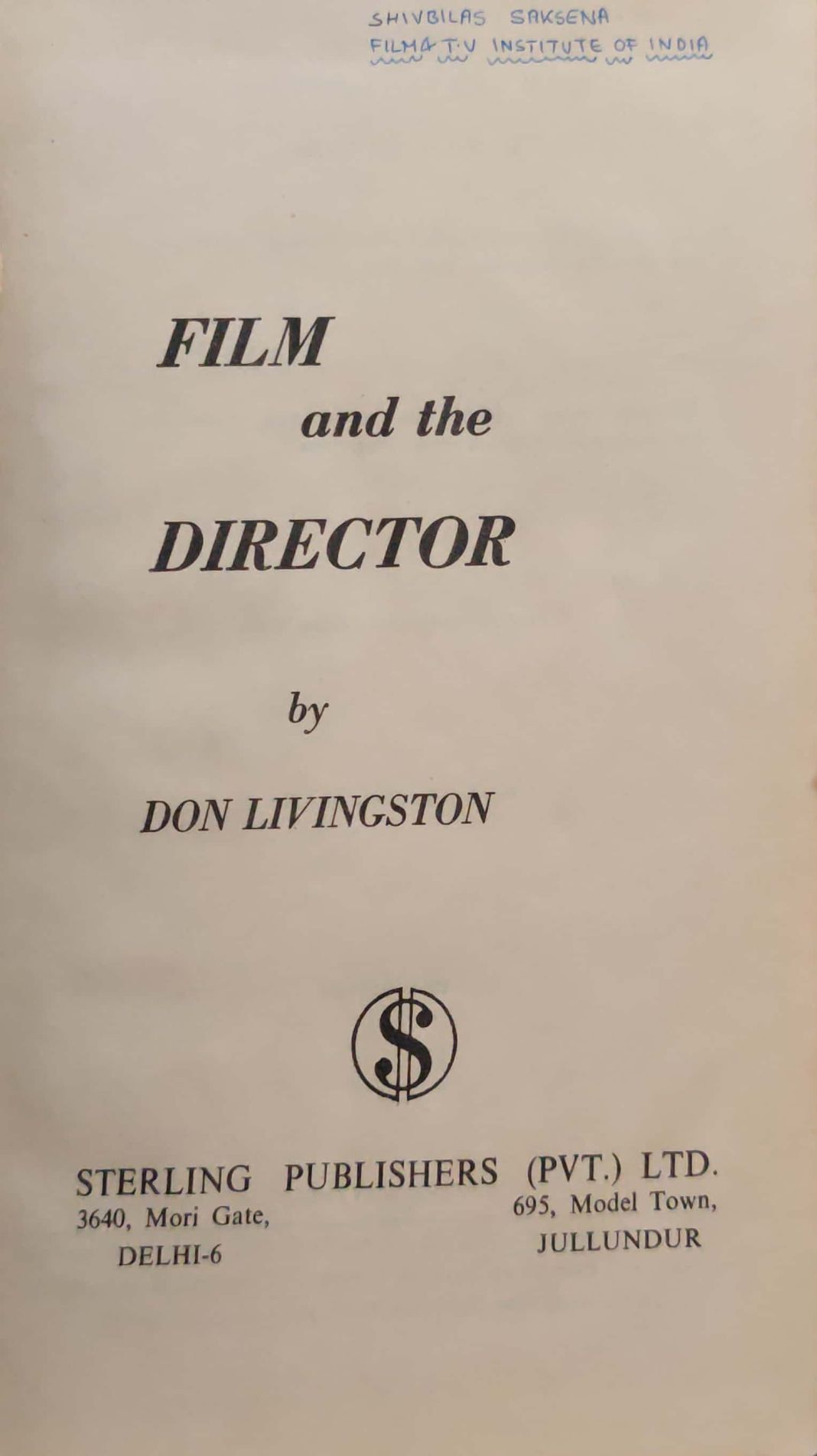 Film And The Director