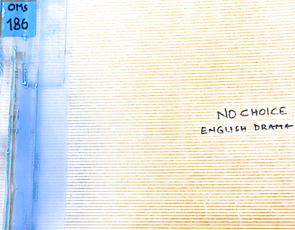 NO CHOICE (ENGLISH DRAMA)