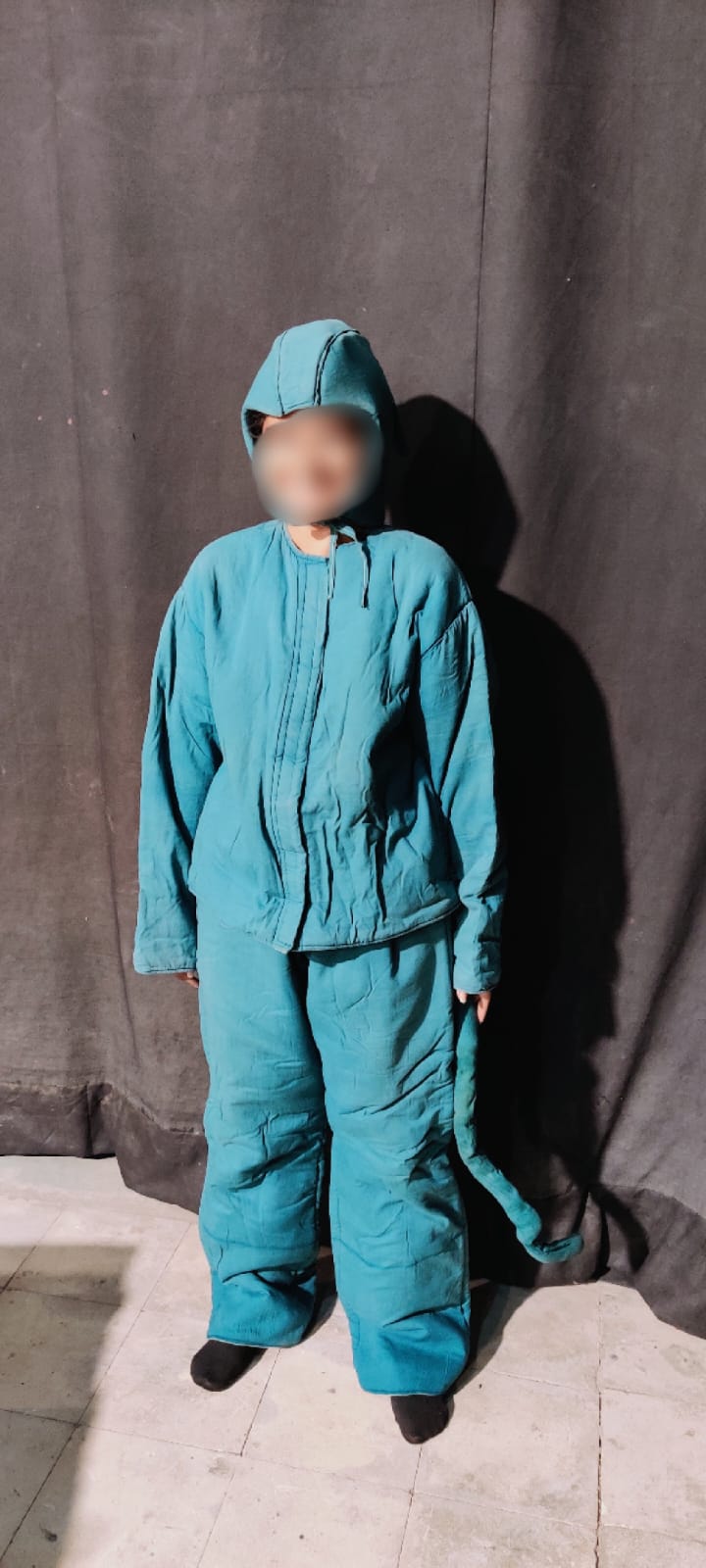 Dinosaur Costum -Hooded Costume with Tail