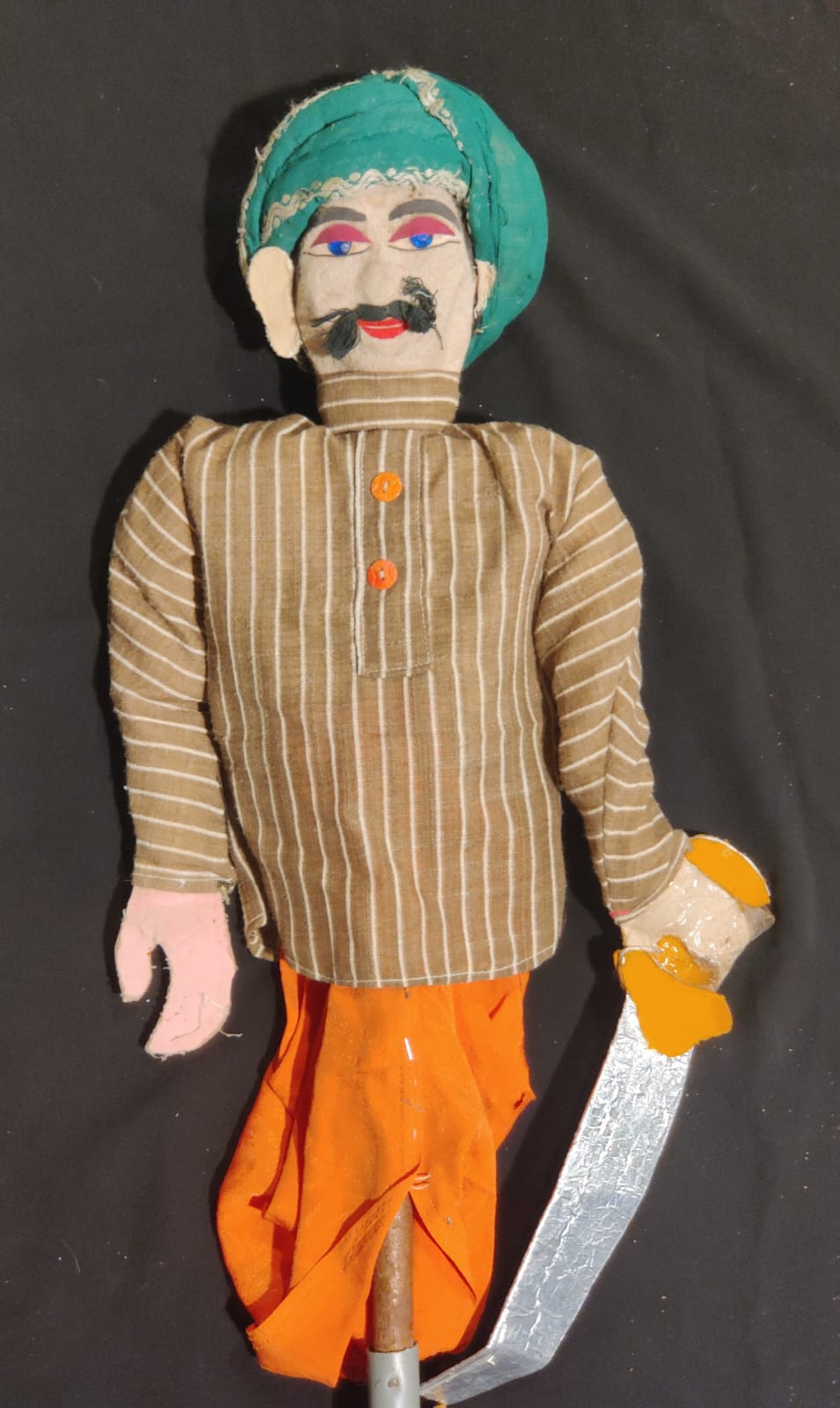 Rajasthani Soldier / Warrior Kathputli
