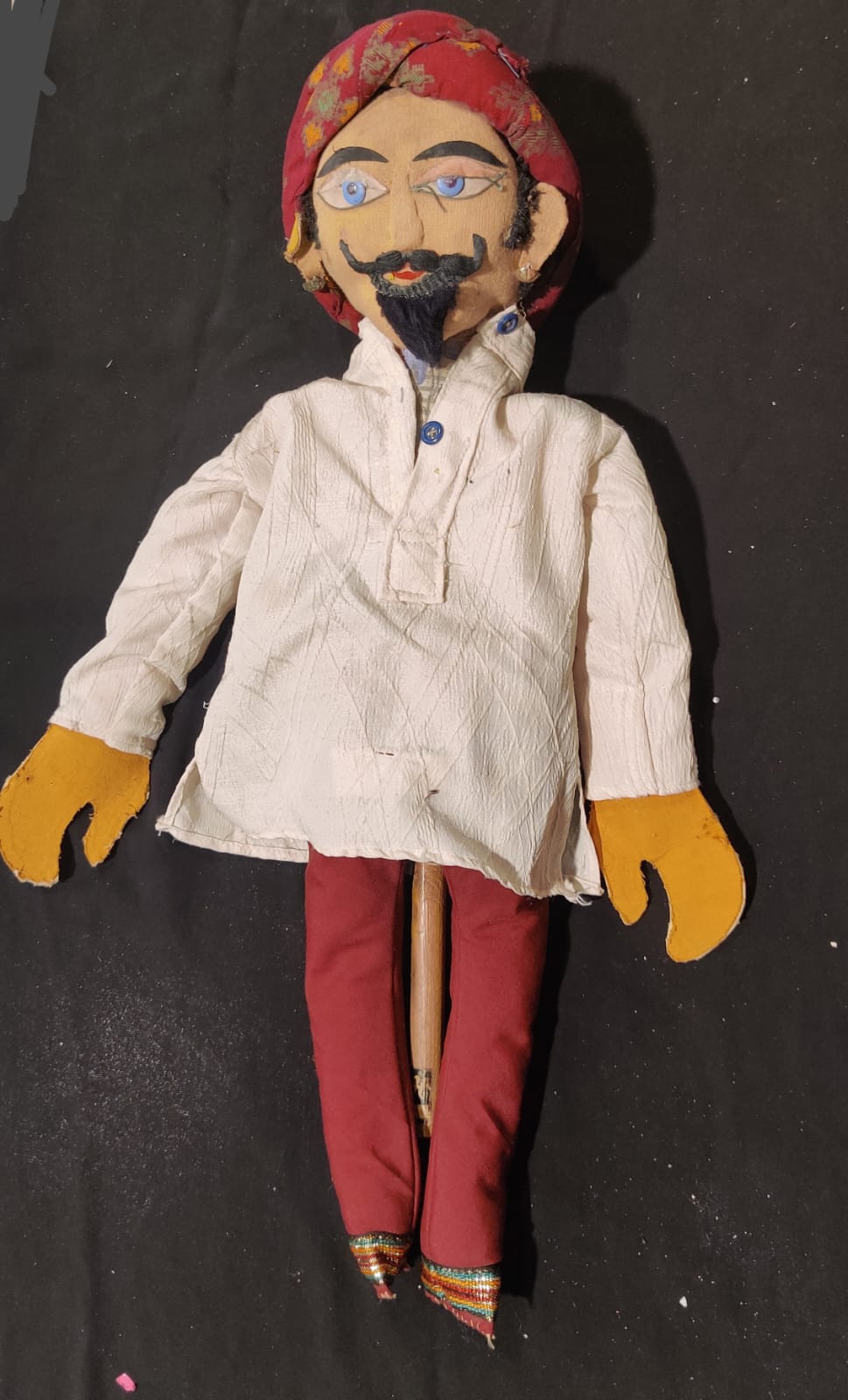 Traditional Indian Male Hand Puppet