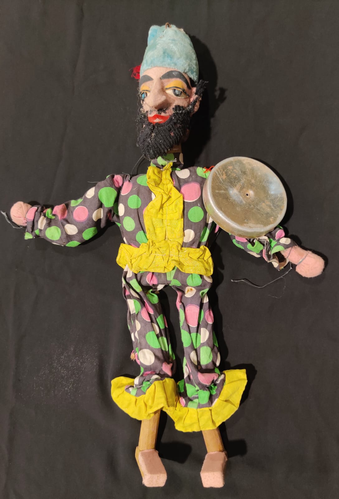 Folk Puppet with Drum