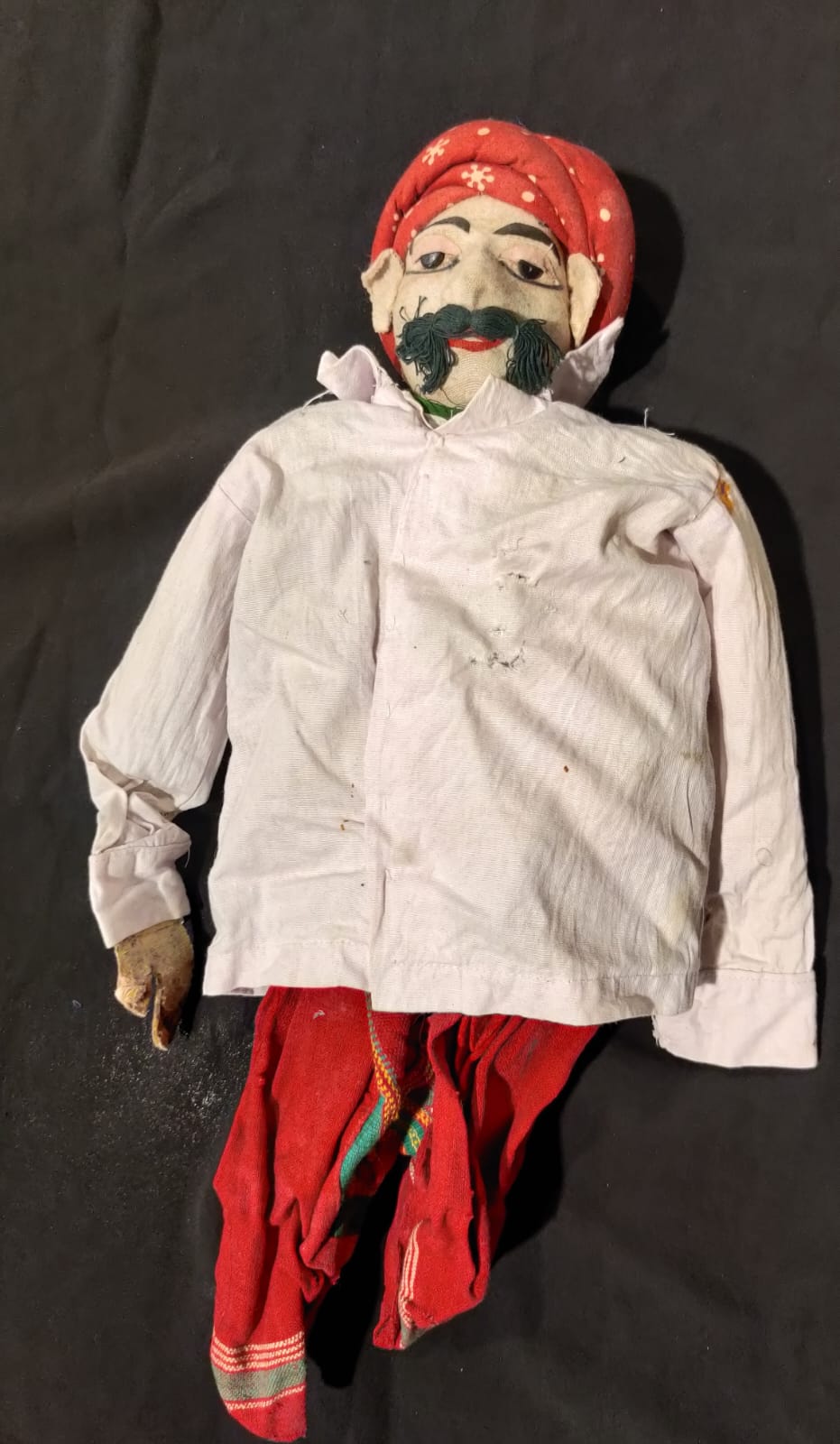 Gujarati Folk Puppet – Male Character